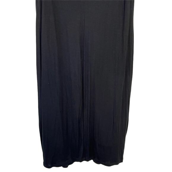 NWT Mossimo Black Beaded Neckline Lined Pullover Halter A-line Midi Dress XL - Picture 6 of 9